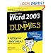 Word 2003 for Dummies