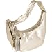 Luce Metallic Leather Hobo W/Tassel (Metallic Pewter)