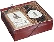Bascom Family Farm Holiday Tree Artwork Gift Box, 8-Ounce Pure Maple Syrup & 24-Ounce Buttermilk Pancake Mix