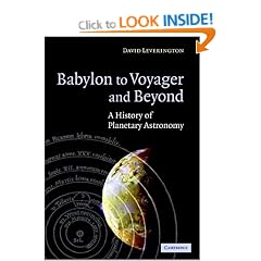 Babylon to Voyager and Beyond: A History of Planetary Astronomy