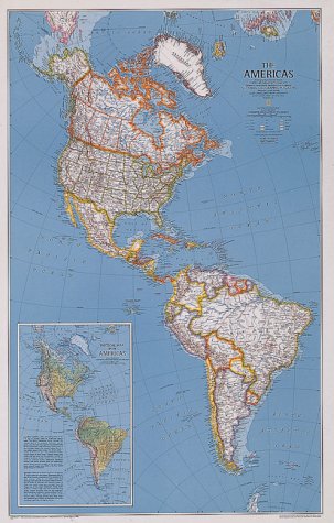 National Geographic the Americas: Continent Maps (NG Country & Region Maps)