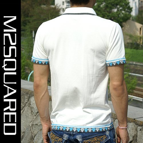 Cover image : M2SQUARED メンズラインアーガイルポロシャツ