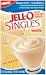 Jell-O Singles Instant Pudding Snacks, Sugar Free Vanilla, 6-Count Boxes (Pack of 10)