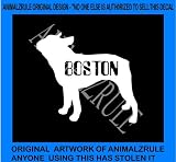 BOSTON TERRIER DOG VINYL DECAL