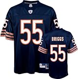 Lance Briggs Reebok NFL Navy Premier Chicago Bears Jersey - XX-Large