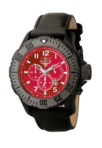 Invicta Men's Collection Black Ion Plated Chronograph Watch 5654