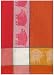 Waffle Weave 100% Cotton Pig Orange Dishtowel 18" X 28" Set / 6