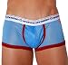 Andrew Christian Men's Sports Mesh Boxer,Light Blue,Medium