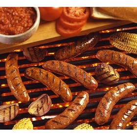 Aidells Roasted Red Pepper with Corn Sausage, 13 ounces