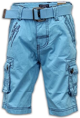 Boys' Cargo Shorts KB003 Turquise 14-11/12