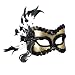 Black and Gold Carnival Mask Adult
