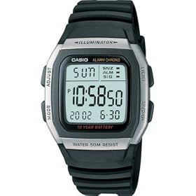 Casio Men's Alarm Chronograph Digital Sport Watch #W96H-1AV