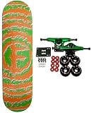 FOUNDATION Skateboard Complete LOATHER GANG GREEN 7.87