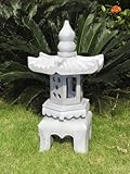 CompoClay Hokkaido Lantern, Grey Granite Finish CompoClay Hokkaido Lantern, Grey Granite Finish