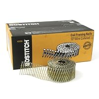 Bostitch C8P99DG Thickcoat Round Head 2-1/2-Inch by .099-Inch 15 Degree Coil Framing Nail (3,600 per Box)
