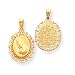 Jewelry : 14k Reversible Serenity Prayer & Praying Hands Pendant