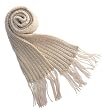 Handmade Lightweight Scarf - Oatmeal (100% Knitted by Hand) [Apparel]