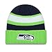 Seattle Seahawks New Era NFL Rib Start Cuff Knit B