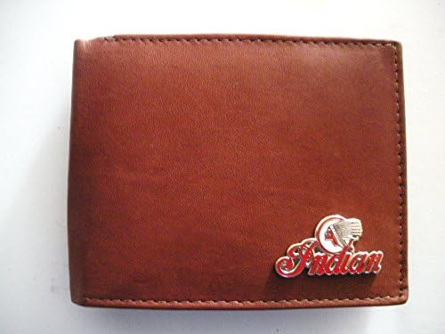 Indian Motorcycle Bi-fold Calfskin Leather Wallet