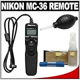 Nikon MC-36 Multi-Function Remote Shutter Release Cord + Nikon Clean Kit fo ....