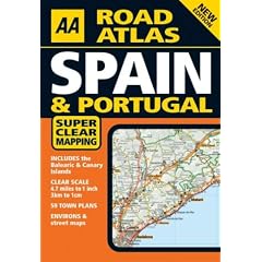 AA Road Atlas Spain & Portugal (AA Atlases)
