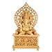 Intricate Hand-carved Wood Ganesh Statue