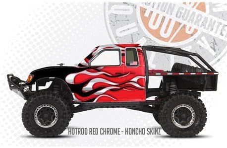 FreqEsKinz Red Chrome Hotrod Wrap Axial Honcho FRQ17012