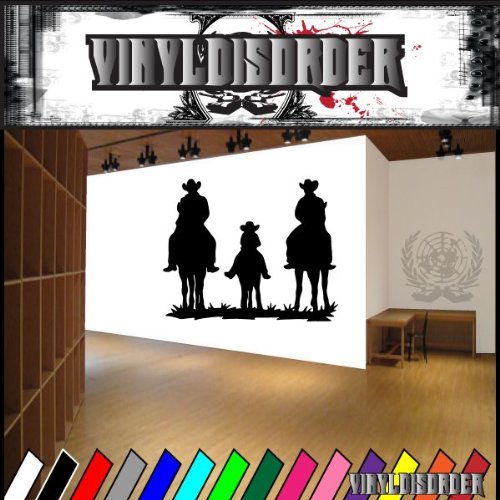 Western Cowboy NS045 Vinyl Decal Wall Art Sticker 