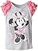 Disney Girls' Minnie Mouse Dancing Girls Jersey Raglan Top