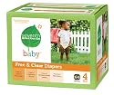 Seventh Generation Free and Clear Baby Diapers Super Jumbo Box, Stage 4, 64 Count