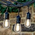 Brightech Ambience Pro LED Outdoor Weatherproof Commercial Grade String Lights, WeatherTite Technology