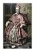 Cardinal Nino De Guevara by El Greco. Size 4.90 inches width by 8.77 inches height. H...