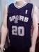 SAN ANTONIO SPURS EMANUEL MANU GINOBILI #20 AWAY BASKETBALL JERSEY