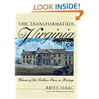 Click here to buy The Transformation of Virginia, 1740-1790 (Published for the Omohundro Institute of Early... by  Rhys Isaac.