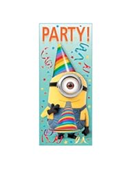 Toy: Plastic Despicable Me Door Poster, 60" x 27" - Unique Party Favors