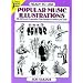 Ready-to-Use Popular Music Illustrations: 96 Different Copyright-Free Designs Printed One Side (Dover Clip-Art Series)