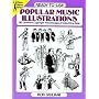 Ready-to-Use Popular Music Illustrations: 96 Different Copyright-Free Designs Printed One Side (Dover Clip-Art Series)