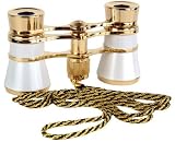 Adorama 3 x 25 Carmen Opera Glass Binocular with Delicate Golden Chain, Burgundy with Gold Trim 5186Z01WRGL. SL160 Adorama 3 x 25 Carmen Opera Glass Binocular with Delicate Golden Chain, Burgundy with Gold Trim