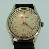 Vintage/Antique watch: Wyler Calendar Watch Stainless Steel Swiss Manual Wind Movement Ca.1946