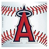 Lets Party By Amscan Los Angeles Angels Baseball - Beverage Napkins