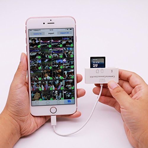 Apple Lightning to synchronize the camera SD card reader interface for iPhone iPad