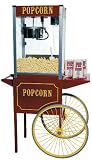 Medline Theater-Style Popcorn Popper - 8 oz Antique Popcorn Popper, 20