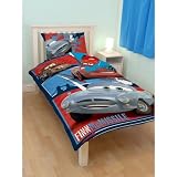 Childrens/Kids Boys Disney Cars Reversible Quilt/Duvet Bedding Set