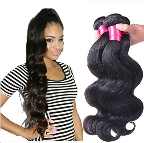 nonoshow 3 Piece/LOT Brazilian Virgin Human Unprocessed Body Wave Human Hair Extension Human Hair 100g /PC (Length:30 inch)