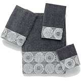 Avanti Galaxy 4-Piece Towel Set, Granite