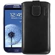 mumbi Etui Cuir v�ritable Samsung Galaxy S3 avec languette r�tractable - Housse �tui Poche Protecteur SIII GT-i9300