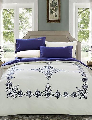 Promotion Printed Bedding set parure de lit adulte Warm Duvet Cover Bed Sheets Plain Bedspread 3Pcs Full or 4Pcs Queen , queen