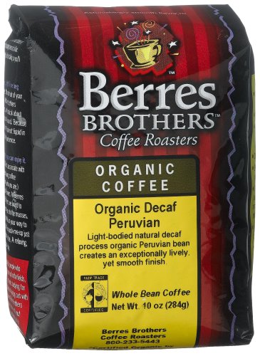 Berres Brothers Coffee Roasters Organic Decaf Peruvian Coffee Whole Bean, 10-Ounce Bags... by Berres Brothers Coffee Roasters