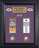 Baltimore Ravens - Super Bowl 35 XXXV - Tickets - Coins - Framed Photo Picture