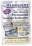 Headlight Restoration Kit/Defogger